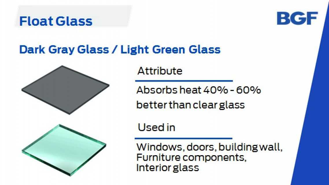 Dark Gray Float Glass